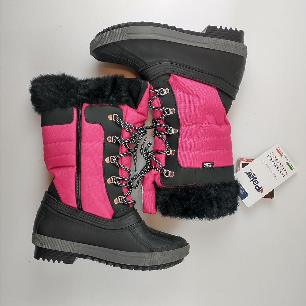 Pajar Debby Duck Boots Insulted Pink Size 7